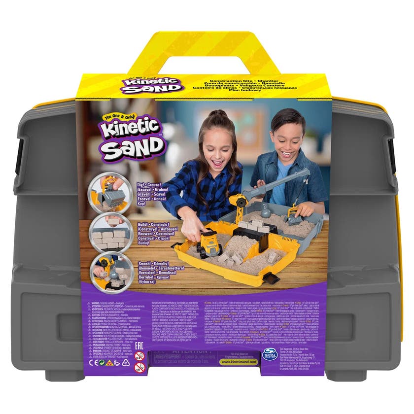 Kinetic Sand Construction Folding Sandbox