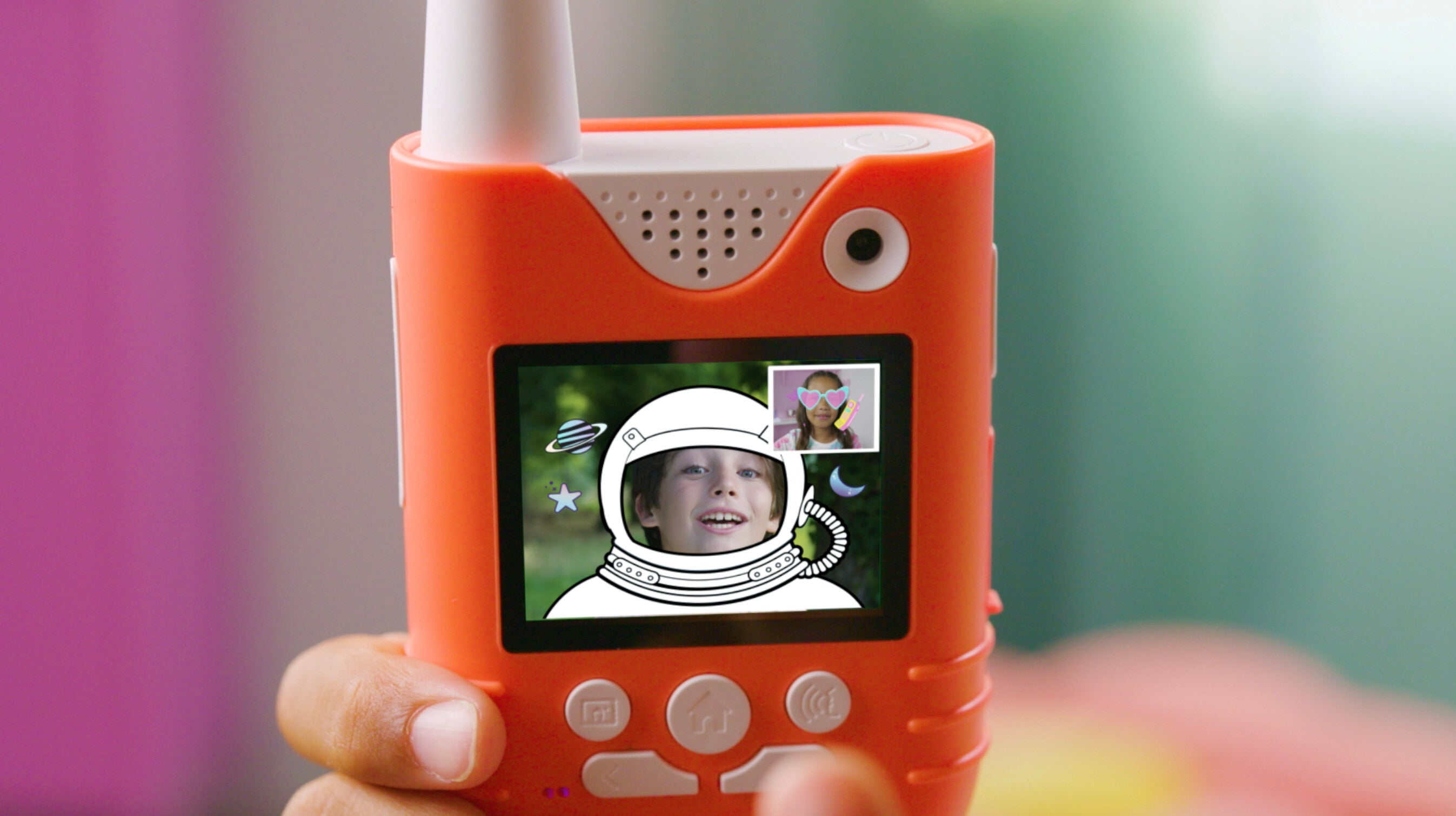 CREATOR Video Walkie-Talkies med rösteffekter