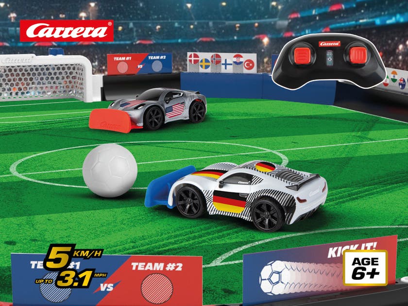 Carrera RC World Championship Soccer Set – radiostyrd fotboll för två spelare
