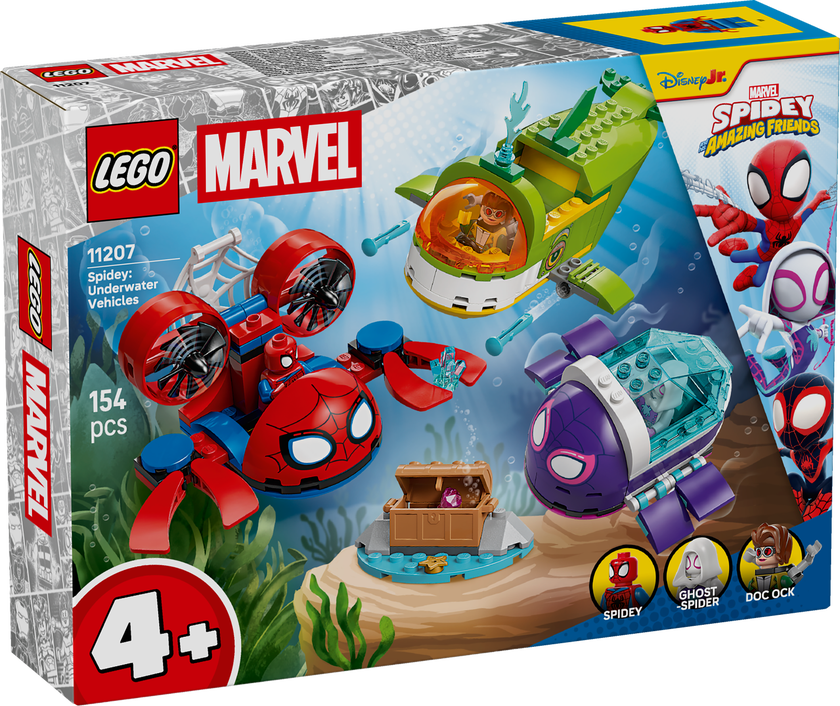 LEGO® | Marvel Spidey And His Amazing Friends Spidey: undervattensfarkoster 11207