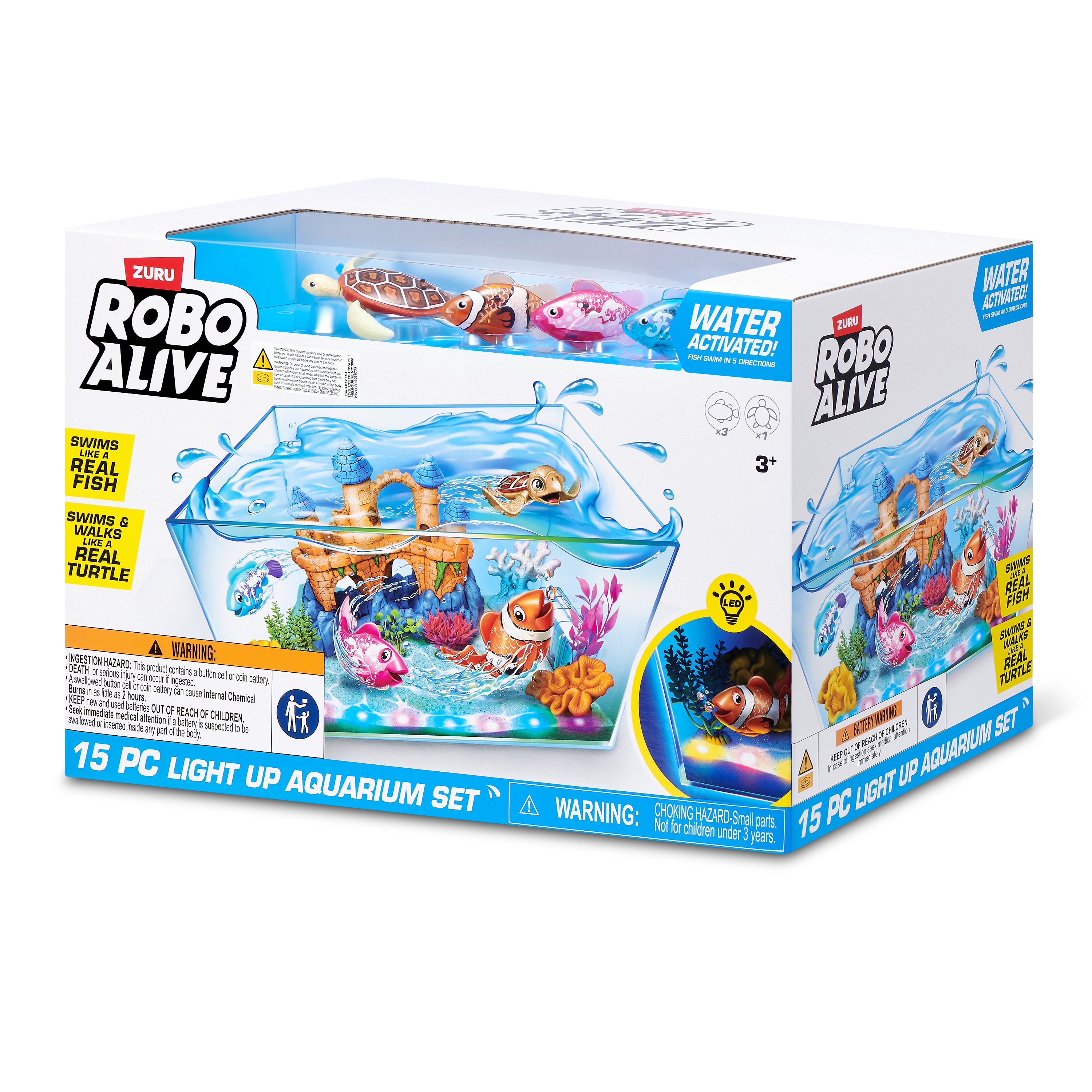 Robo Alive Light Up Aquarium Set