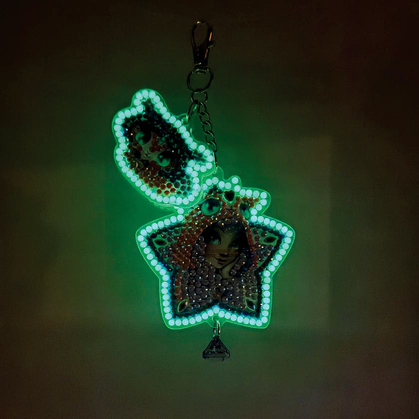 Nebulous Stars Dazzling Keychains Pyjama Party