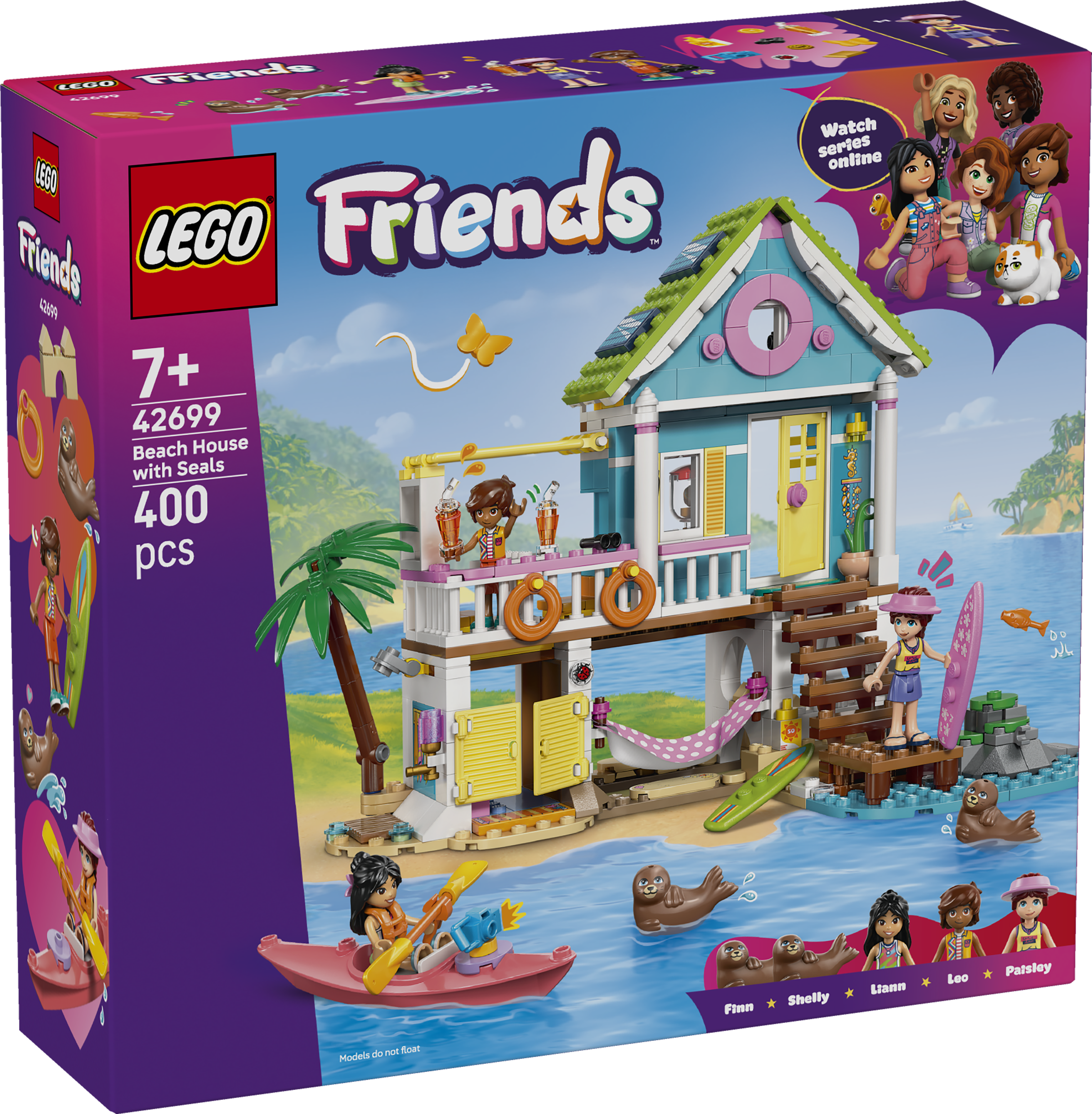 LEGO® Friends Strandhus med sälar Byggset 42699