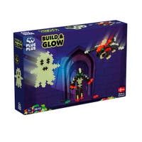Plus-Plus, Build and Glow - Glow in the Dark, 360 delar