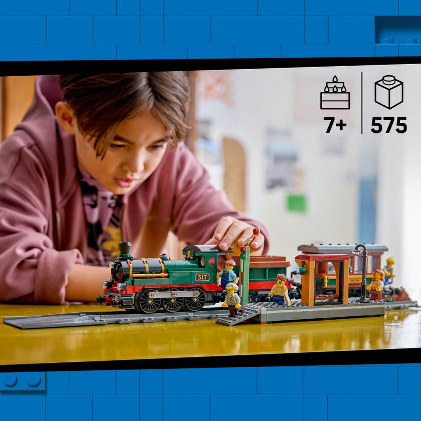 LEGO® City Gammaldags ångtåg – Bygg- och lekset 60511