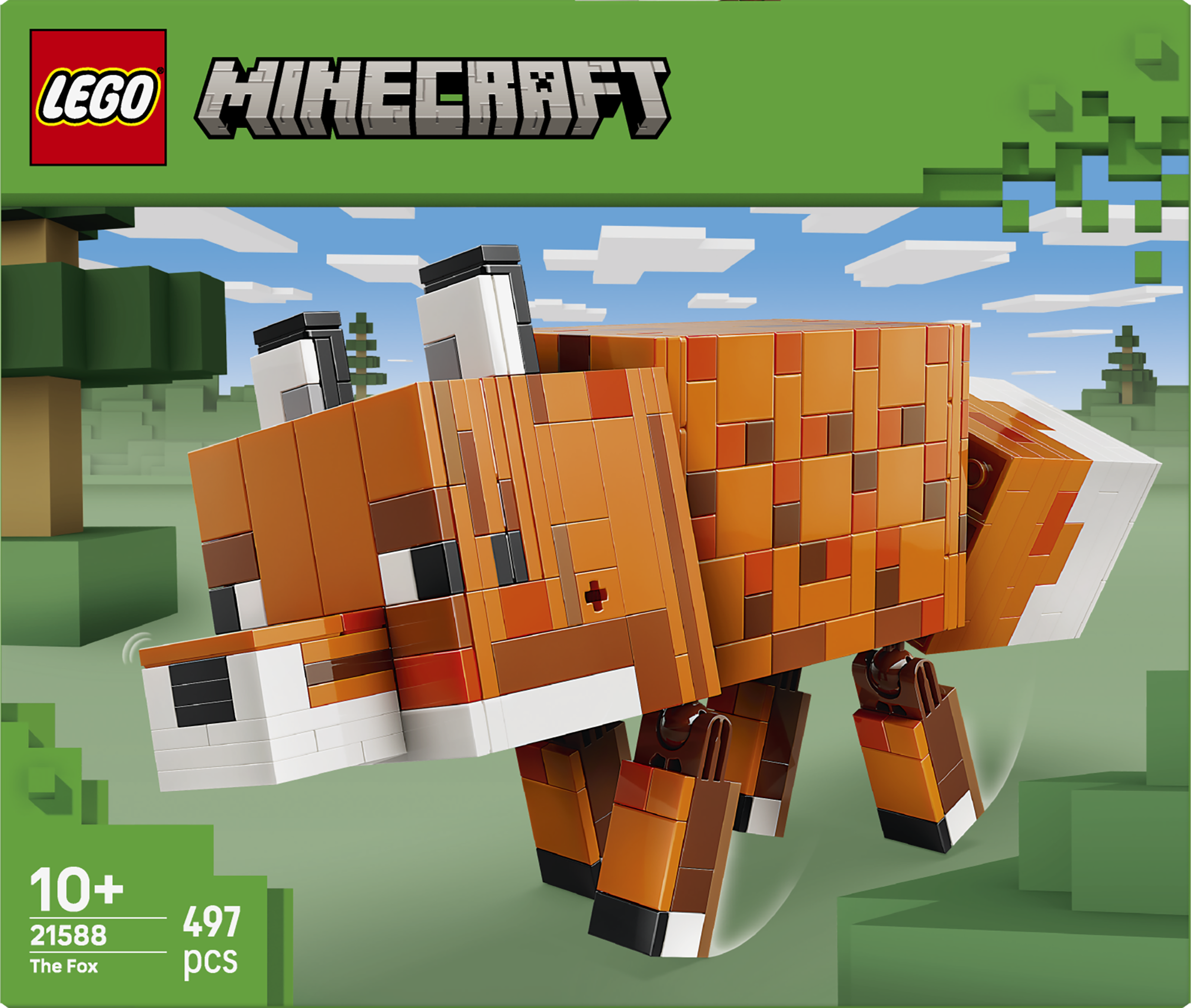 LEGO® Minecraft® Räven Presentleksak med spelprydnad 21588