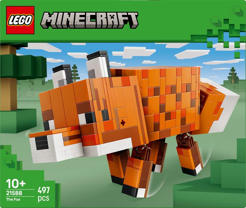 LEGO® Minecraft® Räven Presentleksak med spelprydnad 21588