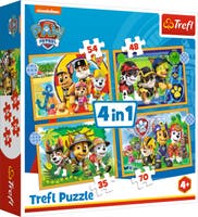 Trefl Holiday Paw Patrol pussel, 4 set