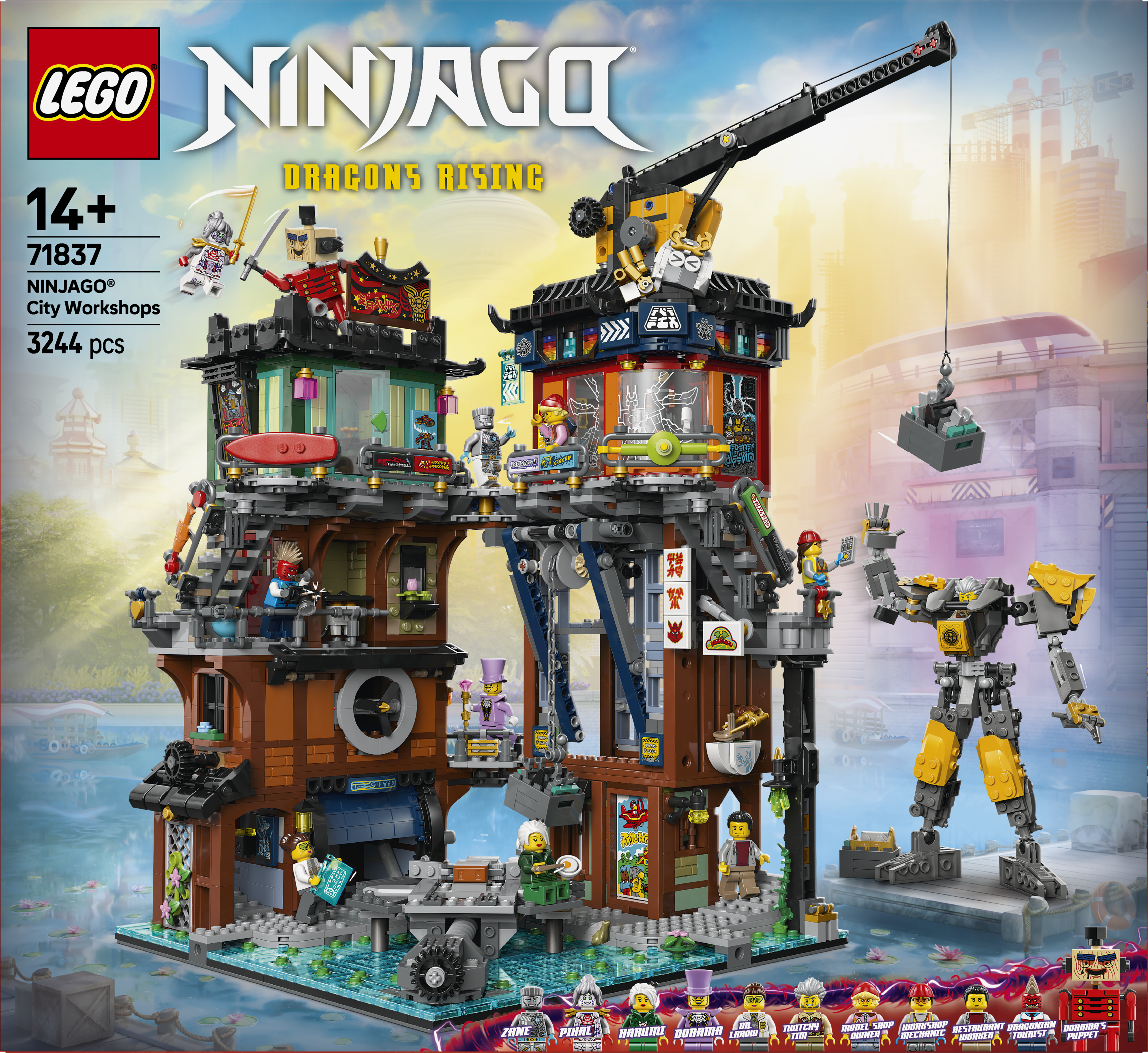 LEGO® NINJAGO® City verkstäder Bygg- och lekset med ninjor 71837
