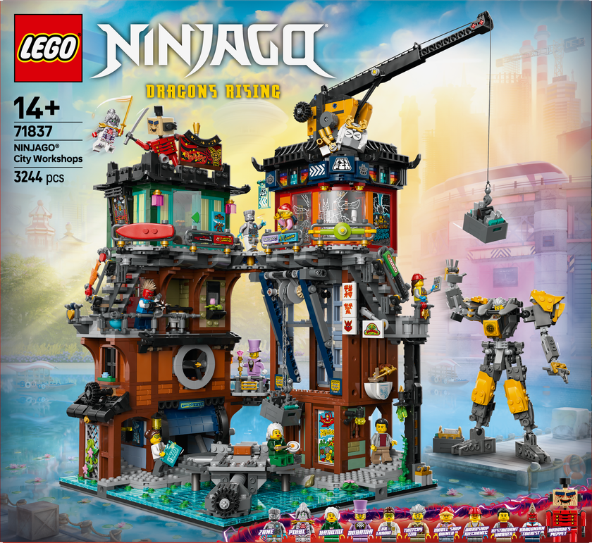 LEGO® NINJAGO® City verkstäder Bygg- och lekset med ninjor 71837