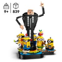 LEGO Despicable Me 75582, Klossbyggd Gru med minioner