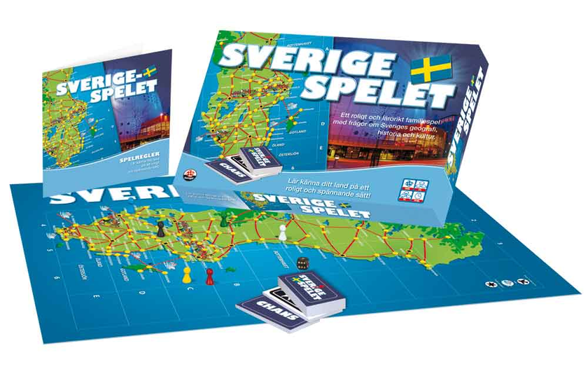 Sverige Spelet - Familjespel om Sveriges geografi