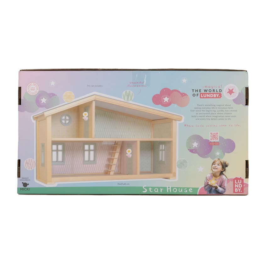 LUNDBY Star House Dockhus i trä