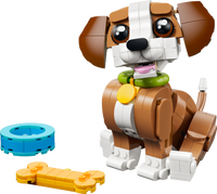 Byggsetet LEGO® Creator 3-i-1 Söta djur: lekfull valp 31382