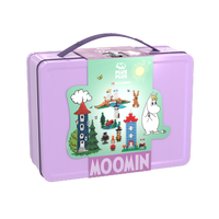 Plus-Plus Moomin Valley lila plåtbox