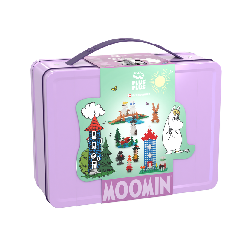 Plus-Plus Moomin Valley lila plåtbox