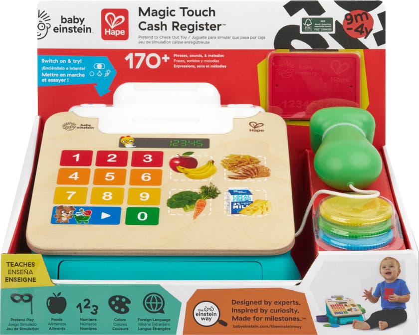 Hape Magic Touch Cash Register DK/NO/SE