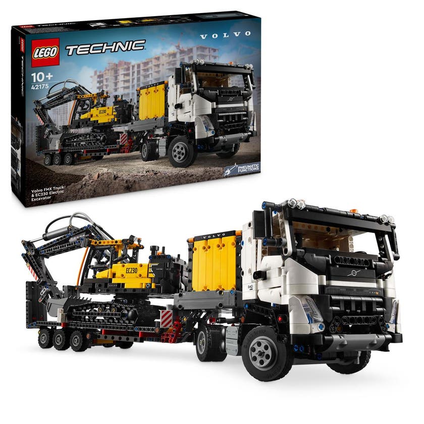 LEGO Technic 42175, Volvo FMX lastbil & EC230 elgrävmaskin