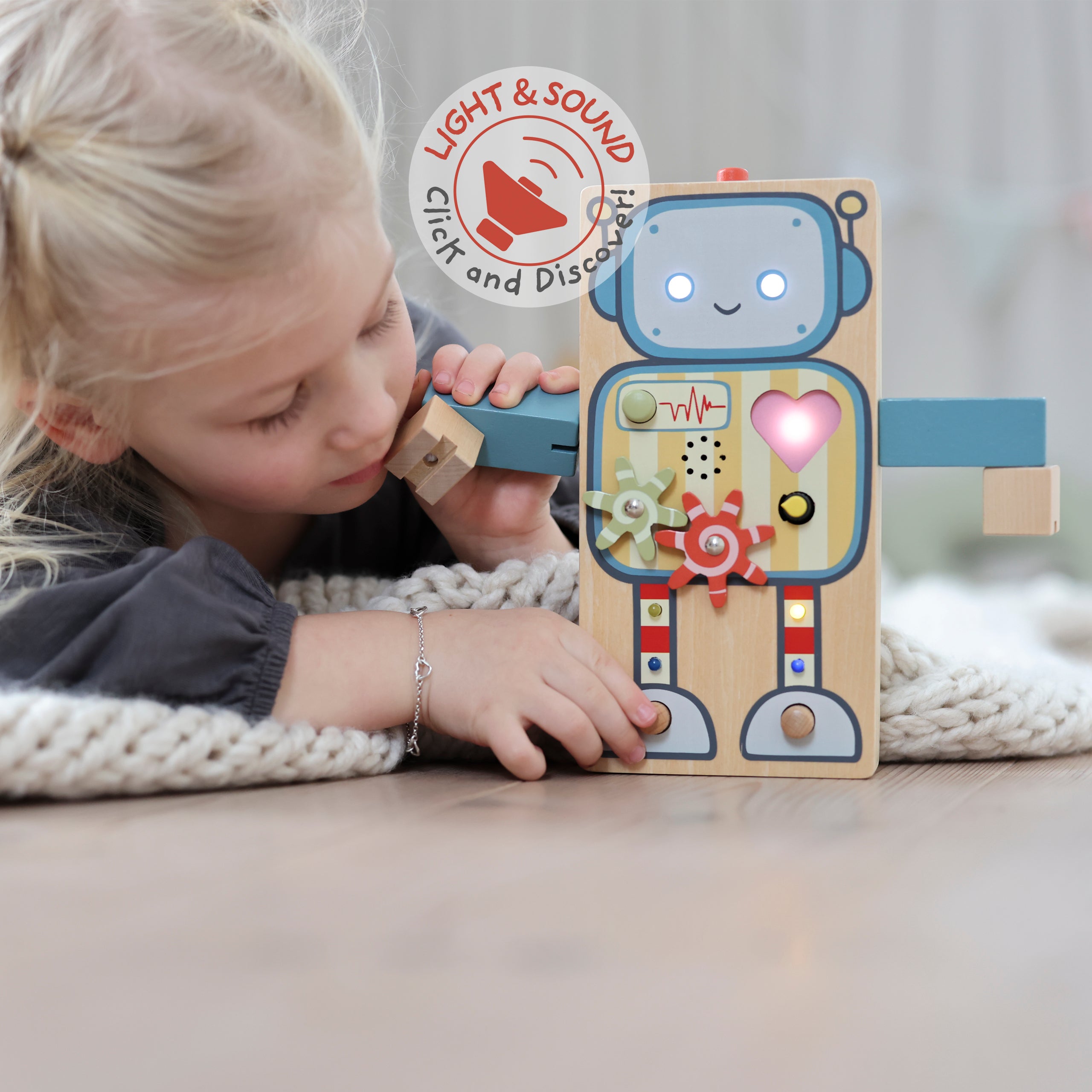 MICKI Gigglebot aktivitetsleksak
