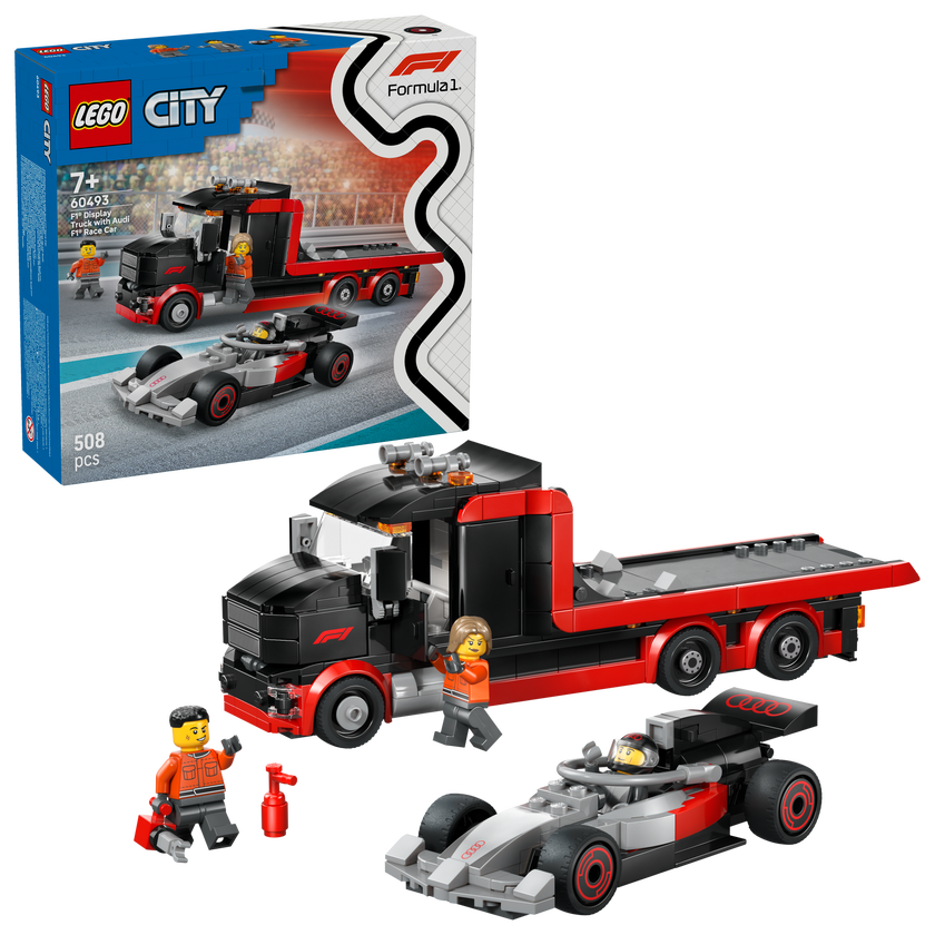 LEGO® City F1® uppvisningsbil med Audi F1® racerbil 60493