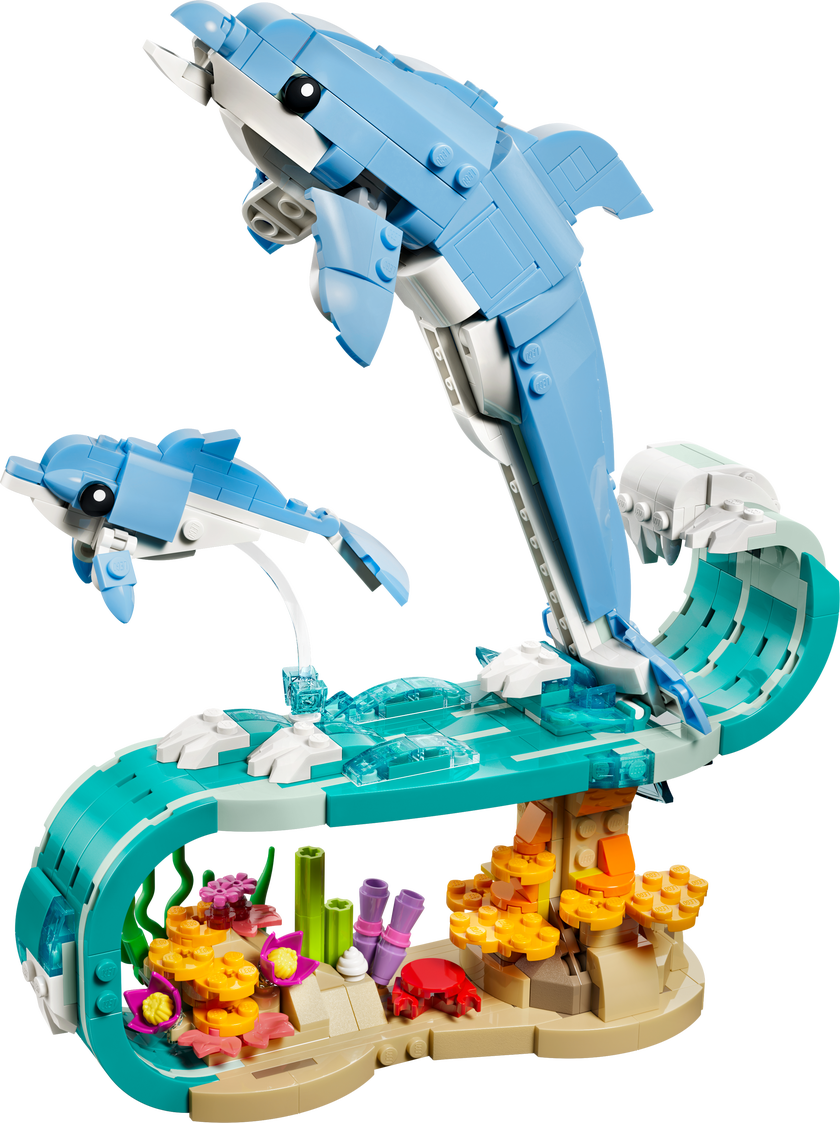 LEGO® Creator 3-i-1 Havsdjur: vackra delfiner 31385