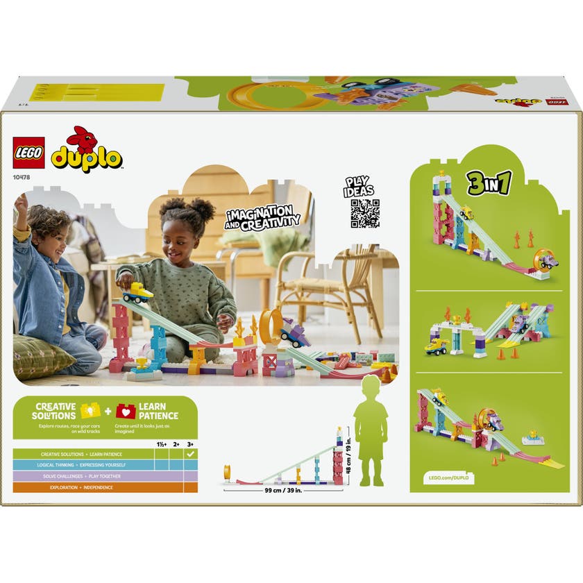 LEGO® DUPLO® Town 3-i-1 Kreativa ramper med fordon 10478