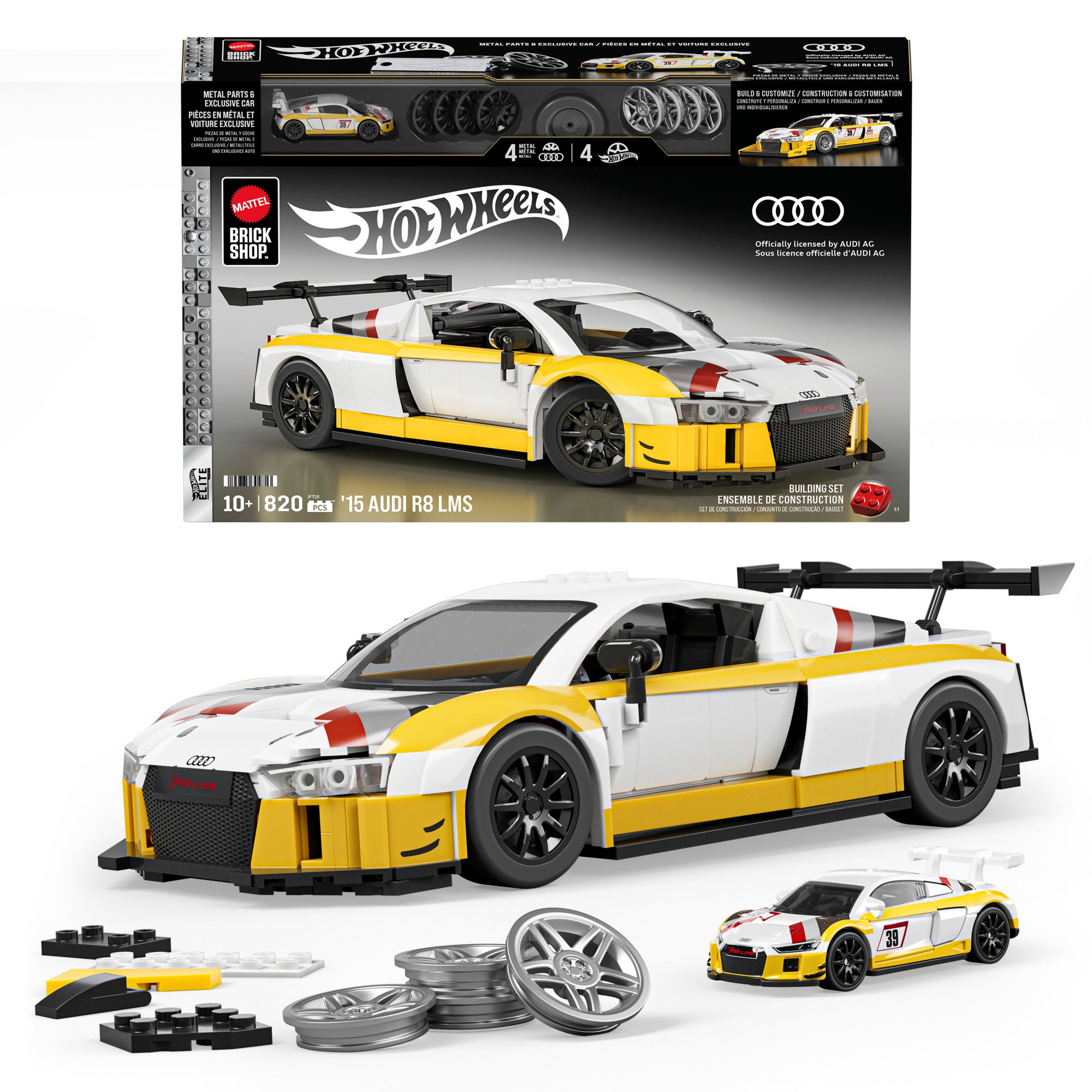 Mattel Brick Shop Elite Series Audi