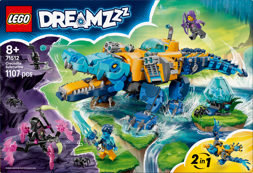 LEGO® DREAMZzz™ Krokodilubåt Byggleksak 71512