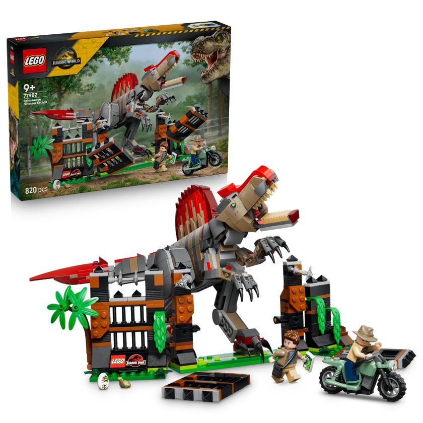 LEGO® Dinosaurieflykt med spinosaurus 77982