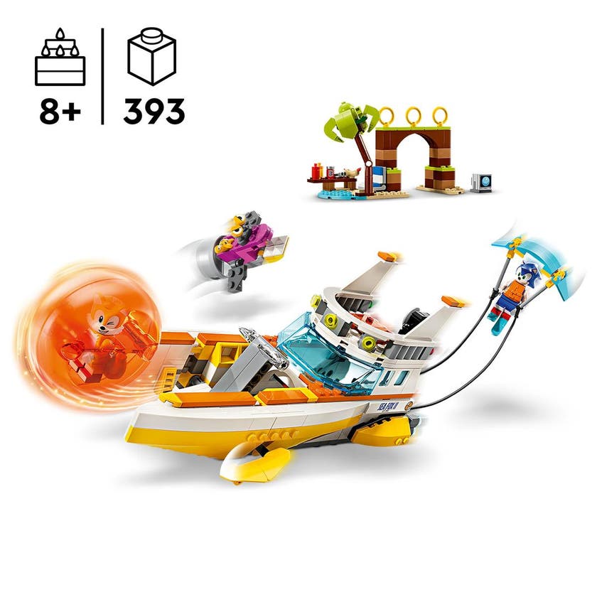 LEGO Sonic the Hedgehog 76997, Tails äventyrsbåt