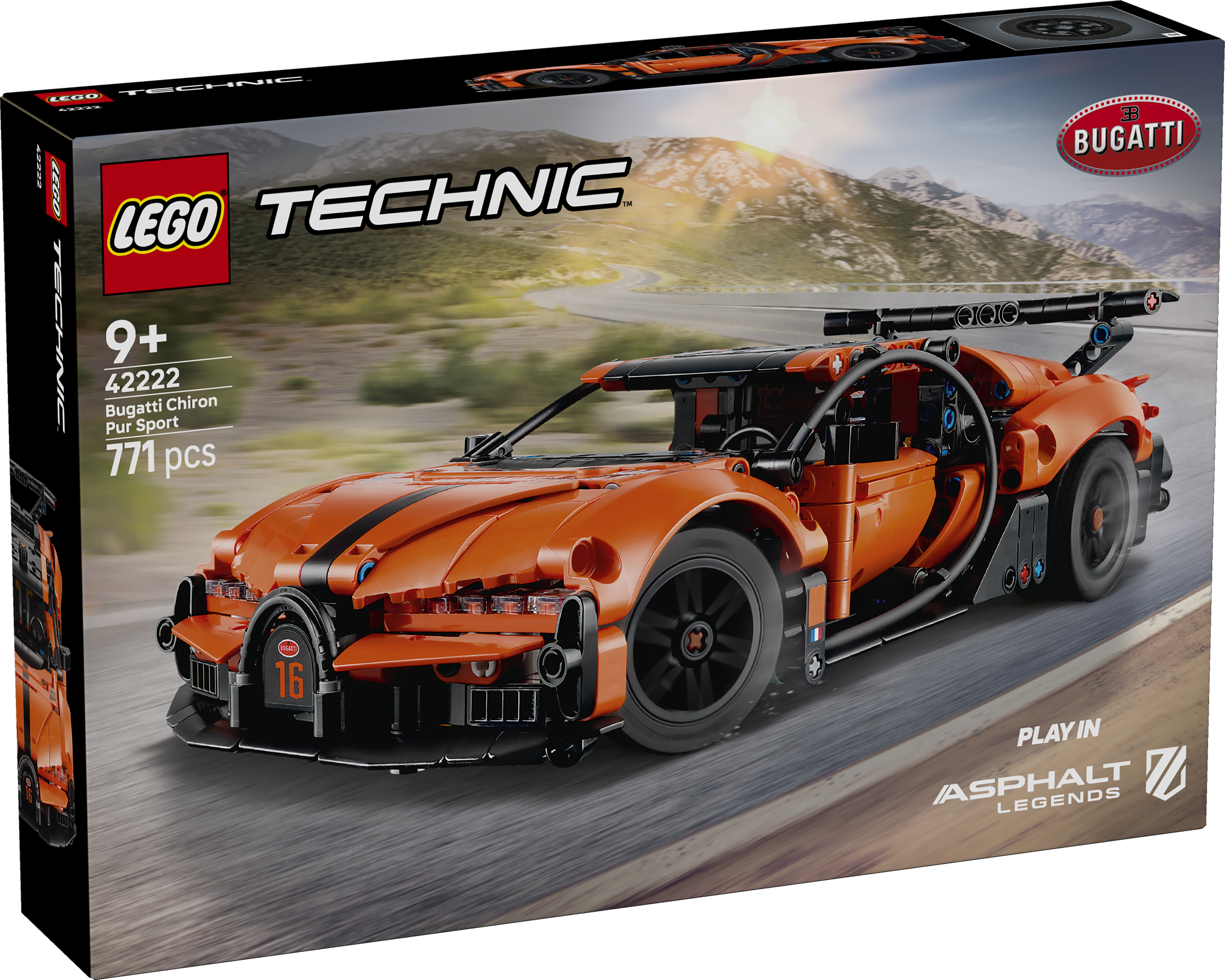 LEGO® Technic Bugatti Chiron Pur Sport hyperbil 42222
