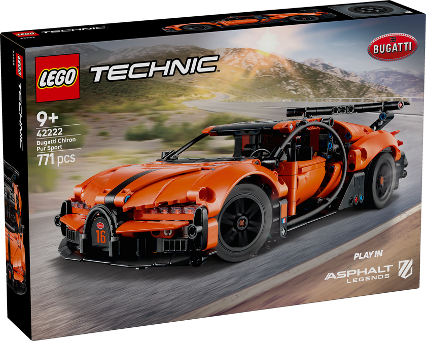 LEGO® Technic Bugatti Chiron Pur Sport hyperbil 42222