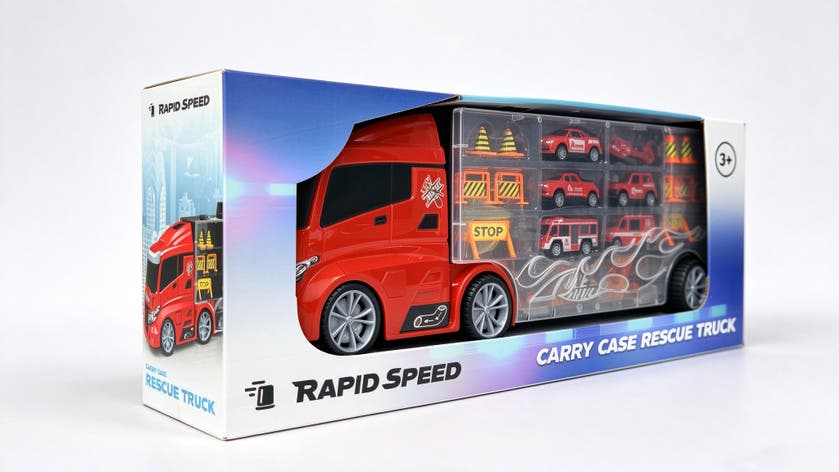 Rapid Speed - Truck med brandfordon & tilbehör