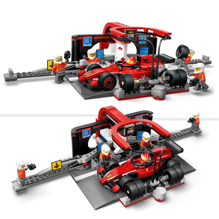 LEGO City Formula 1 60443, F1® depåstopp & depåteam med Ferrari bil