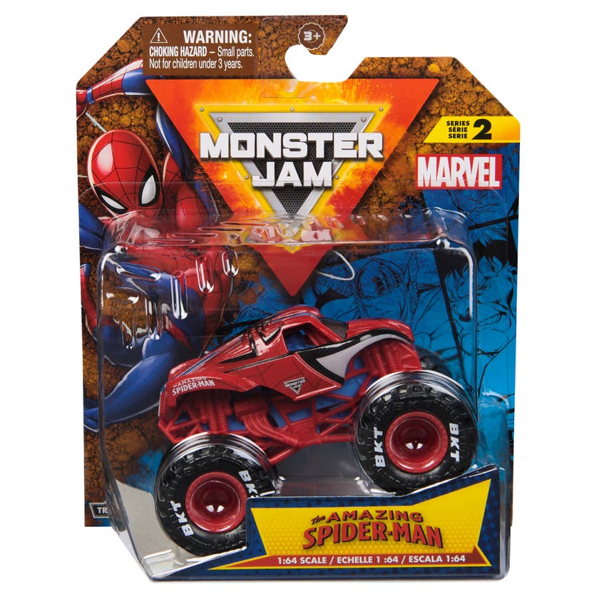 Monster Jam 1:64 Marvel Single Pack - Spider Man