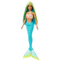 Barbie Mermaid - Blått/Grönt Hår