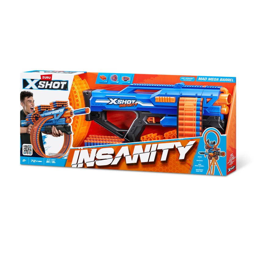 XSHOT Insanity Mad Mega Barrel