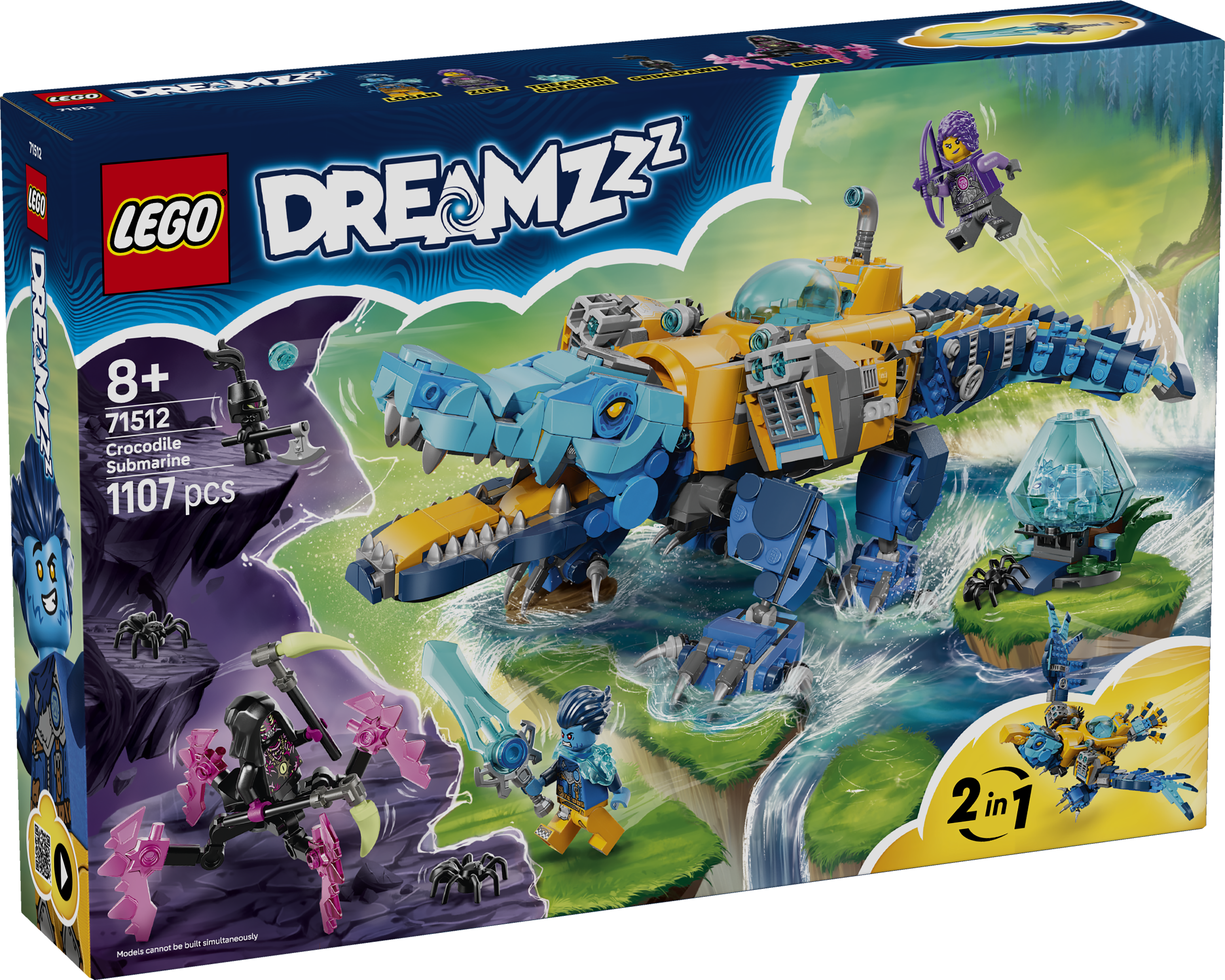 LEGO® DREAMZzz™ Krokodilubåt Byggleksak 71512