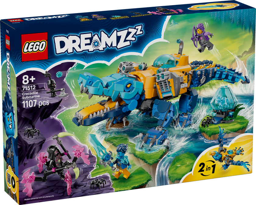 LEGO® DREAMZzz™ Krokodilubåt Byggleksak 71512