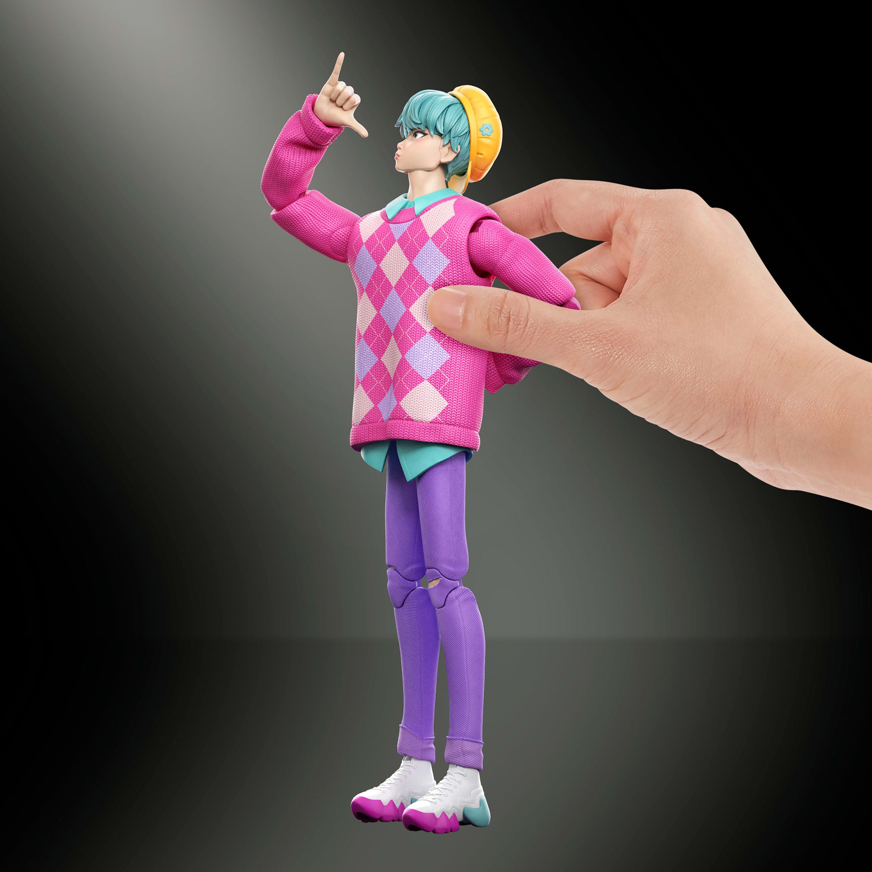 K-pop Demon Hunters Baby Actionfigur med utbytbara delar