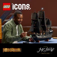 LEGO® Icons Kapten Jack Sparrows piratskepp, Byggset för vuxna 10365