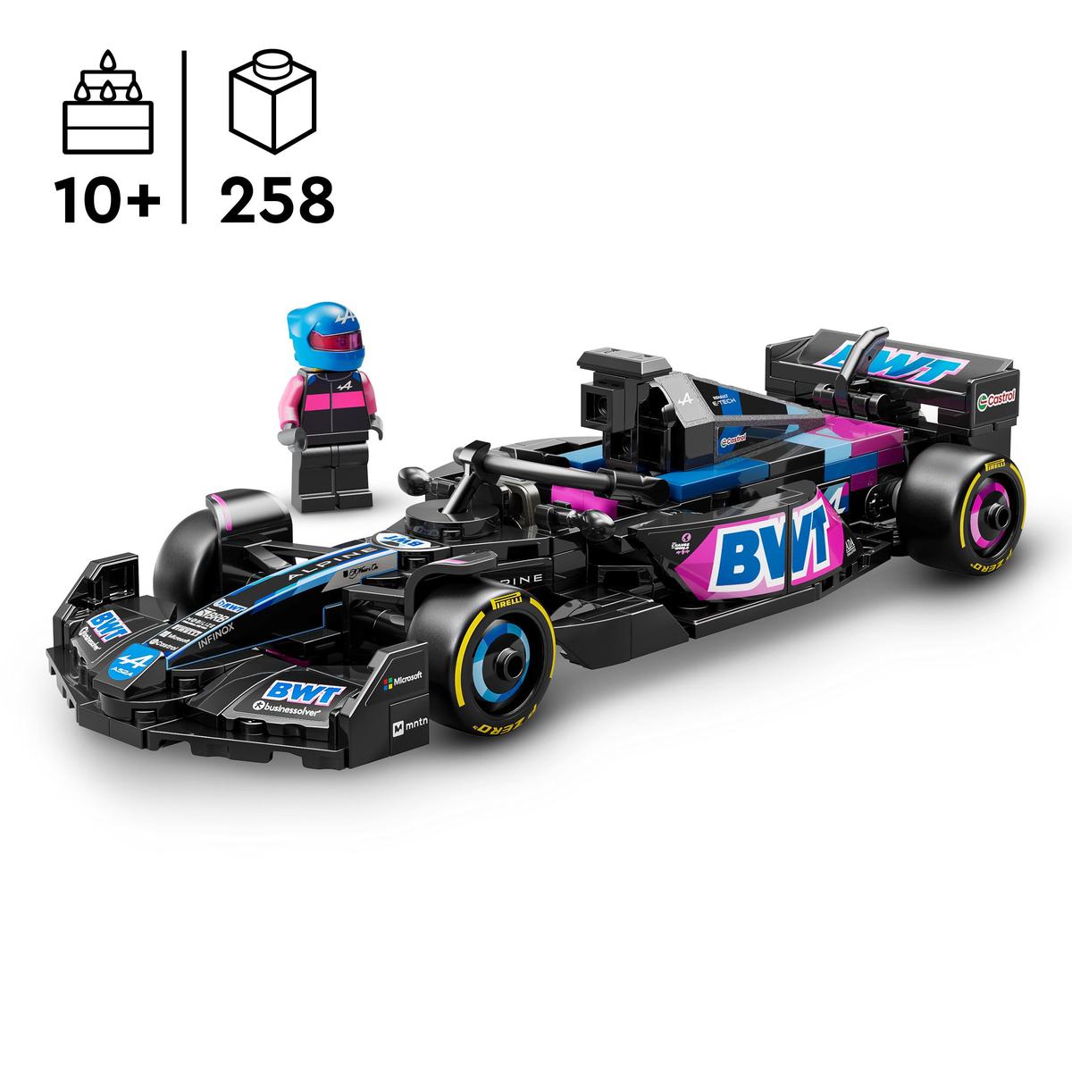 LEGO Speed Champions 77248, BWT Alpine F1® Team A524 Race Car