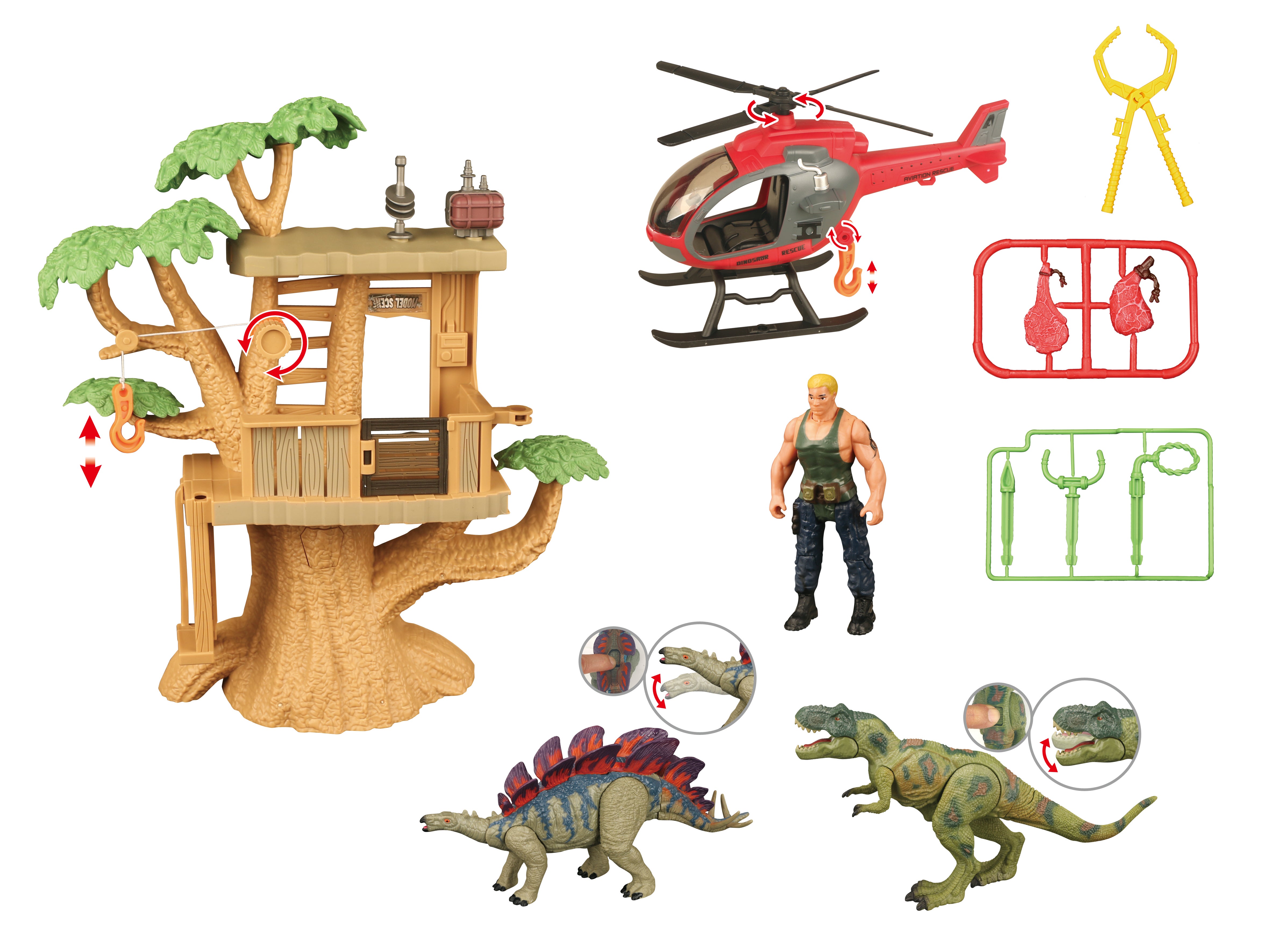 Animal Life Dinosariekit med koja