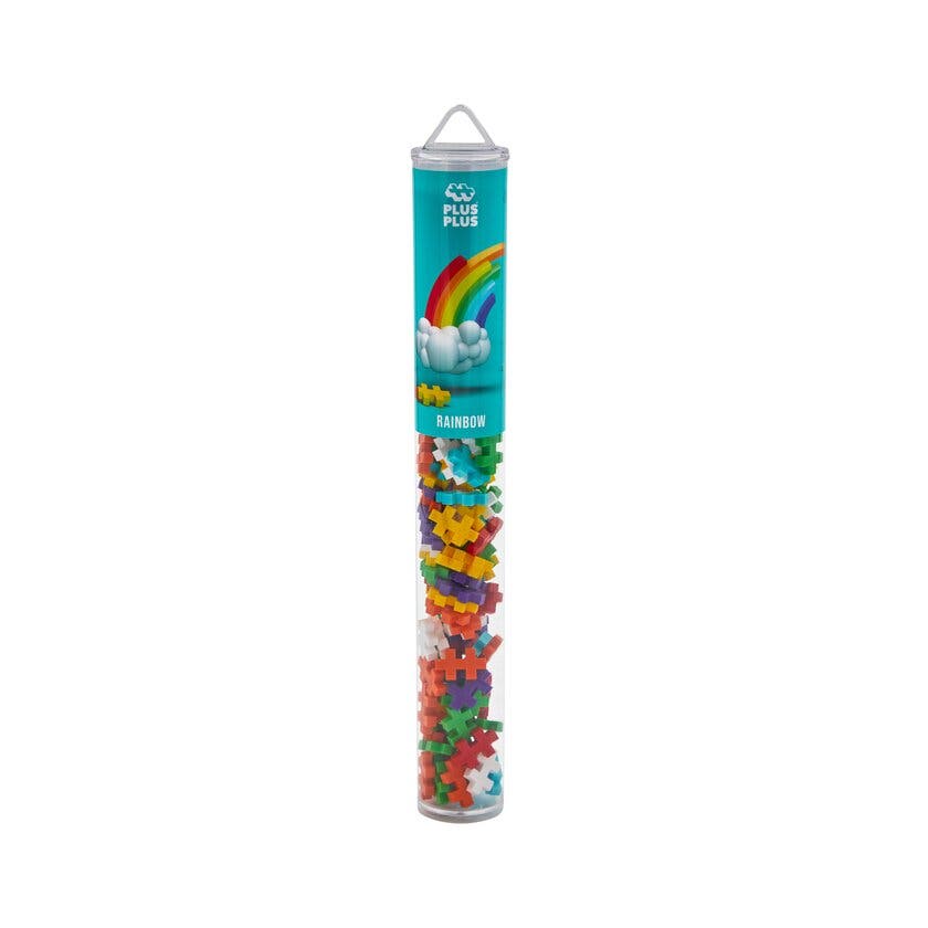 Plus-Plus, Rainbow Color mix / 100 pcs Tube