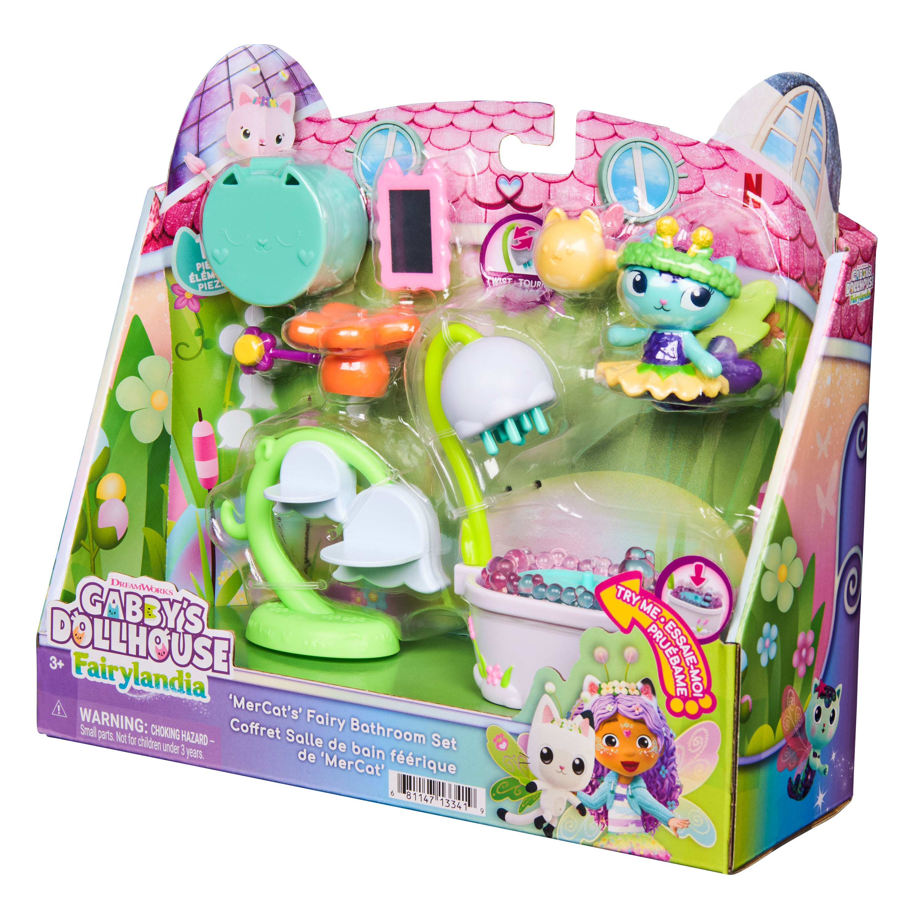 Gabby's Dollhouse Mercat Fairy Badrum