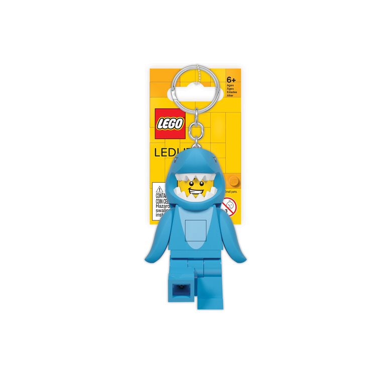 LEGO ICONIC, SHARK SUIT GUY Key chain w/LED light