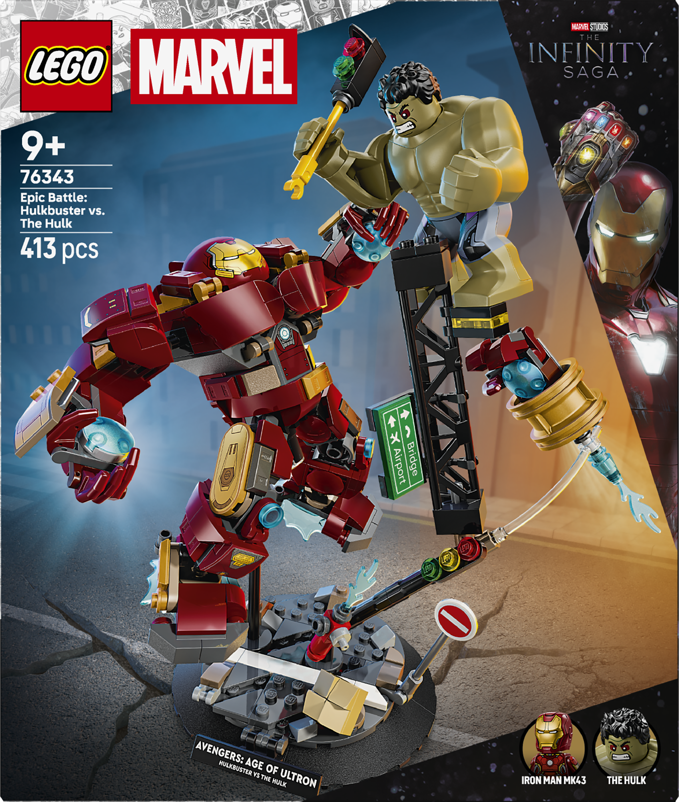 LEGO® | Marvel Episk strid: Hulkbuster mot Hulk 76343