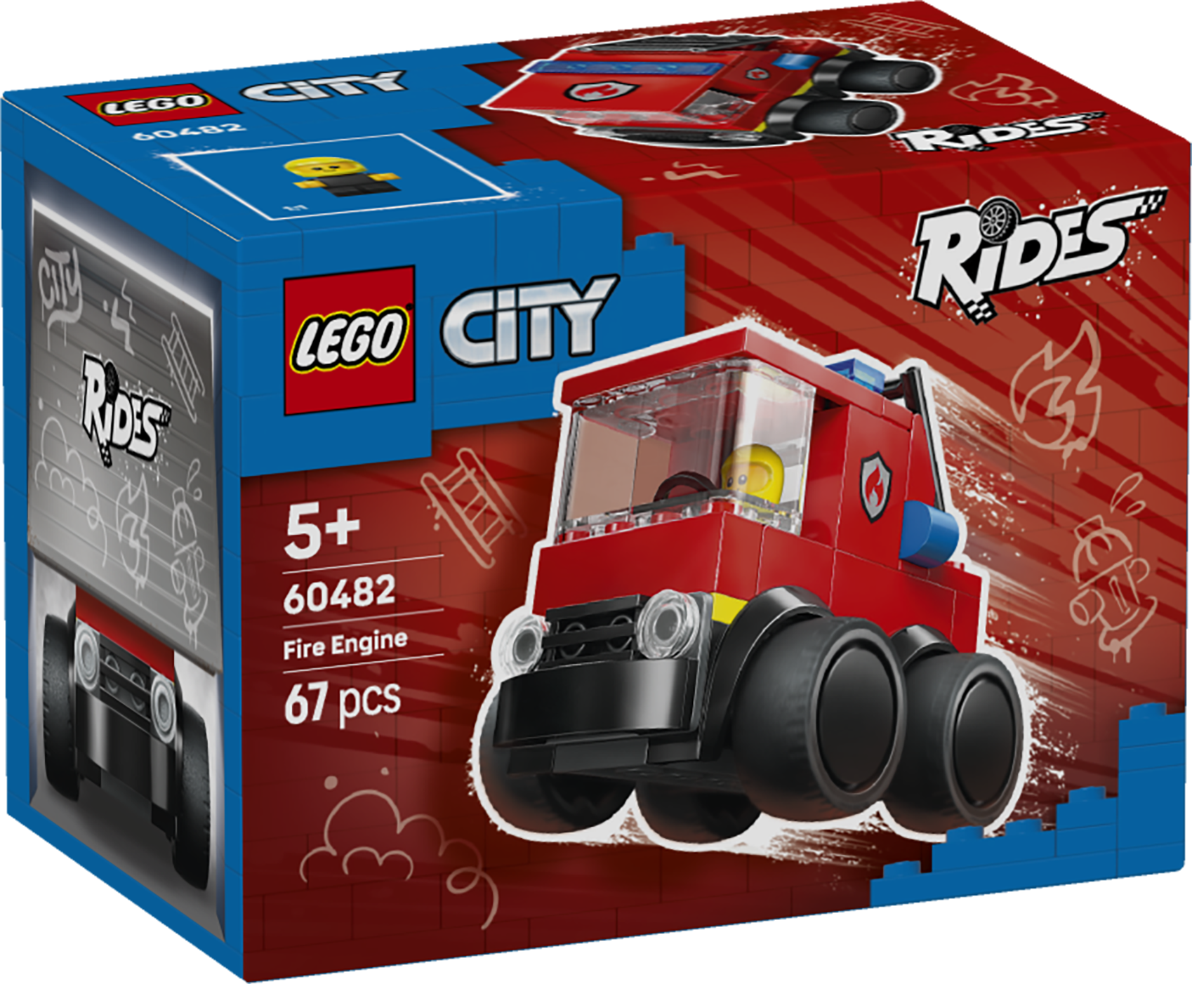 LEGO® City Fordon – brandbil Bygg- och lekset 60482