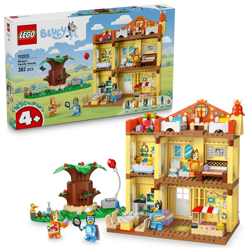 LEGO® Bluey: Blueys hus Lekset, Byggset med familjevilla 11203