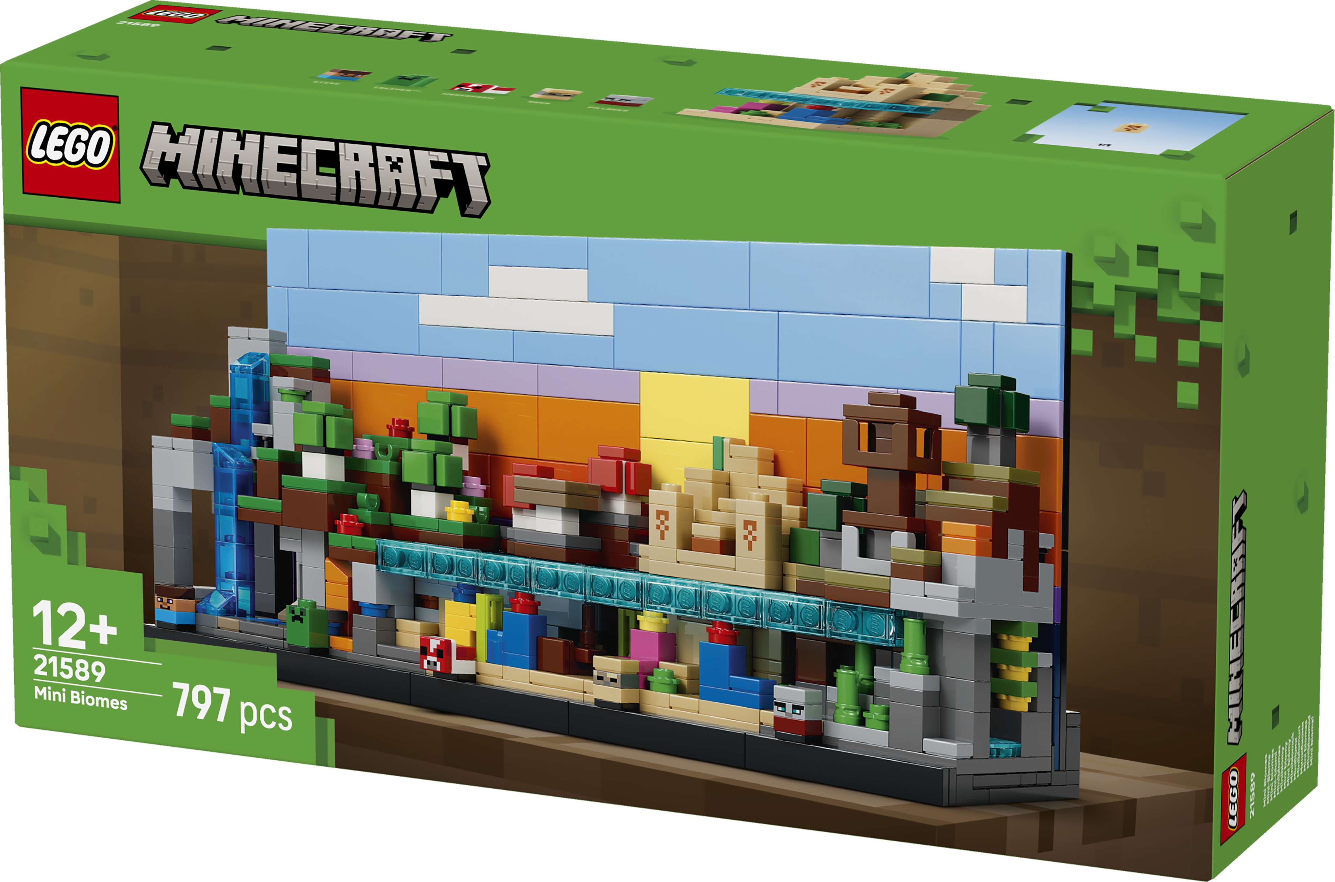 LEGO® Minecraft® Minilandskap Byggset med spelkonst 21589
